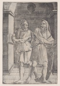 Os Filósofos, c. 1514-36. de Agostino Veneziano