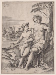 Vênus e Eros, datado de 1516.