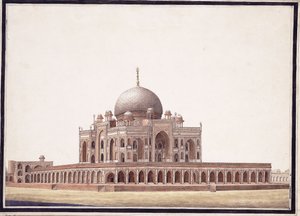 O túmulo de Humayun, c.1820