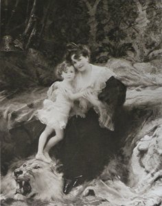Francês: Madame Aimé Morot e a sua filha