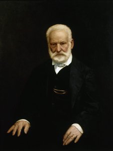 Retrato de Victor Hugo 1802-1885.