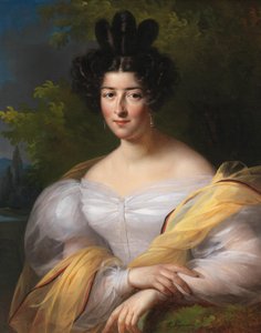 Uma senhora com um vestido branco de Aimée Brune Pagès