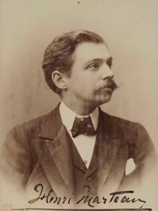 Retrato do violinista e compositor Henri Marteau 1874-1934, 1898. de Aime Dupont