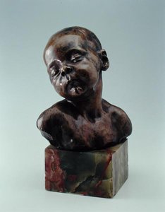 Sleeping Child, c.1879 (bronze) de Aime Jules Dalou