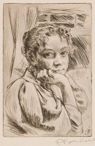 Mary Gallén, a mulher do artista de Akseli Gallen-Kallela