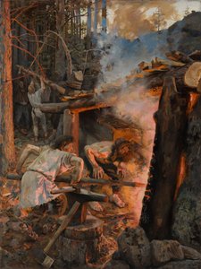 A forja do Sampo de Akseli Gallen-Kallela