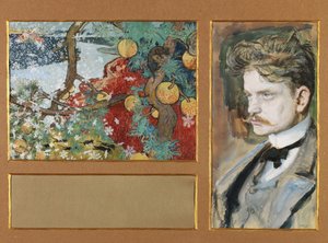 En Saga Jean Sibelius e fantasia paisagem, 1894