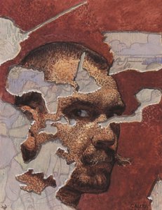 Auto-Retrato como Fresco, 1894 de Akseli Gallen Kallela