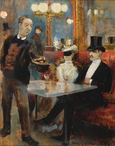 Num Café em Paris de Akseli Valdemar Gallen-Kallela