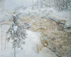 Imatra no inverno de Akseli Valdemar Gallen-Kallela