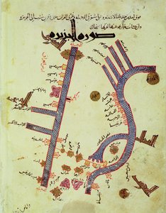 O Tigre e o Eufrates (velino) de Al Istakhri