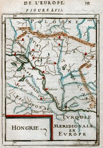 Mapa da Hungria 1683