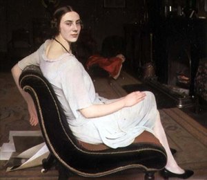 Marguerite, c.1927 (óleo sobre tela) de Alan Beeton