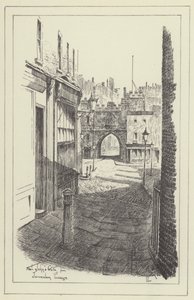 Portão de St Johns da passagem de Jerusalém de Alan Stapleton