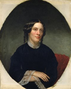 Retrato de Harriet Beecher Stowe 1811-1896, 1853 de Alanson Fisher