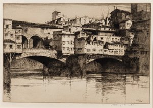 Ponte Vecchio, Florença de Albany E. Howarth