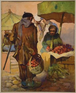 Mercado, Nice, França de Albert A. Smith