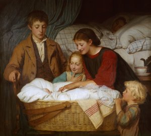 O recém-nascido de Albert Anker