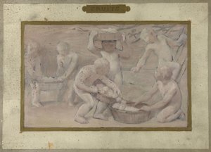 Esboço para a Salle des Fêtes do Hôtel de Ville de Paris: Frutas, entre 1889 e 1895 (óleo sobre papel)