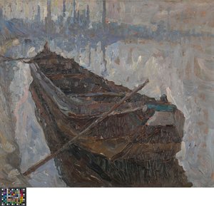 Barco no Mosa de Albert Baertsoen