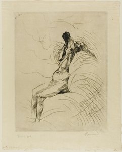 Apoteose, placa doze de Mulher de Albert Besnard