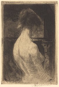 Costas de uma mulher (Dos de Femme) de Albert Besnard