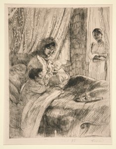 Almoço (ou, Maternidade Feliz) de Albert Besnard