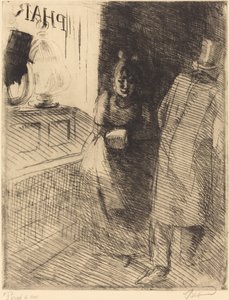 Prostituição (La Prostituição) de Albert Besnard