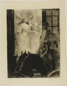 Sucesso social, prato sete da Mulher de Albert Besnard