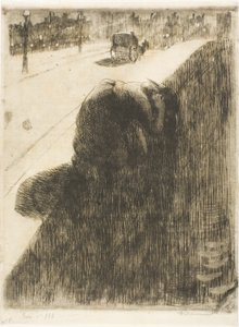 Suicídio, placa onze de Mulher de Albert Besnard