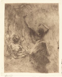 A Dançarina de Tanjore (La bayadère de Tanjore) de Albert Besnard