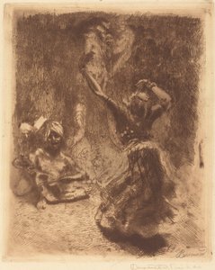 A Dançarina de Tanjore (La bayadère de Tanjore) de Albert Besnard