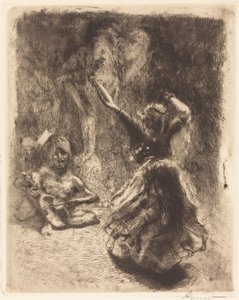 A Dançarina de Tanjore (La bayadère de Tanjore) de Albert Besnard