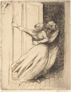 O estupro (Le Viol) de Albert Besnard