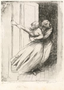 O estupro (Le Viol) de Albert Besnard