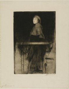 Mulher em um cabo de Albert Besnard