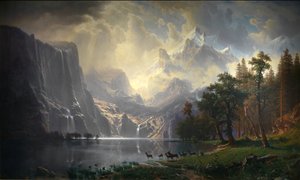 Entre a Serra Nevada, Califórnia de Albert Bierstadt