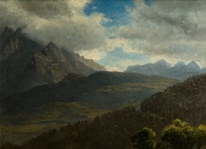Nas Montanhas Rochosas de Albert Bierstadt