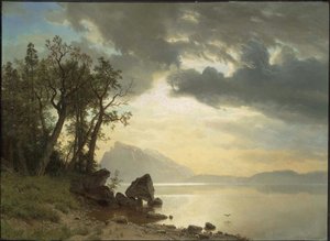 Lago Tahoe, Califórnia de Albert Bierstadt