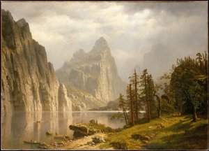 Rio Merced, vale de Yosemite de Albert Bierstadt