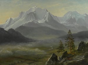 Monte Branco de Albert Bierstadt