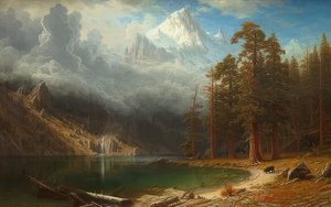 Monte Corcoran. Um 1876-77 de Albert Bierstadt