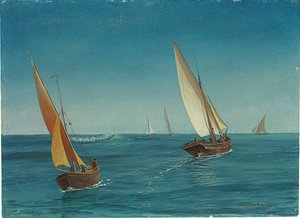 No Mediterrâneo de Albert Bierstadt