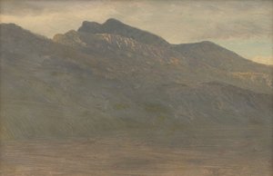Vista serena das montanhas (White Mountains, New Hampshire) de Albert Bierstadt