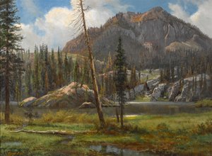 Montanhas da Serra Nevada do Sul de Albert Bierstadt