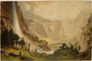As cúpulas de Yosemite de Albert Bierstadt