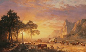 O Trilho do Oregon de Albert Bierstadt