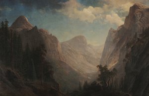 Vista do vale de Yosemite de Albert Bierstadt