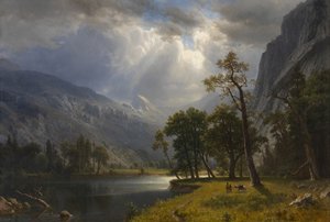 Vale de Yosemite, 1866 de Albert Bierstadt