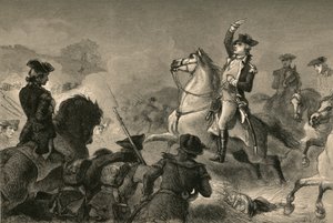 Washington em Monmouth, 1877. de Albert Bobbett